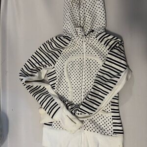 lululemon athletica Black and White Patterned Sweater